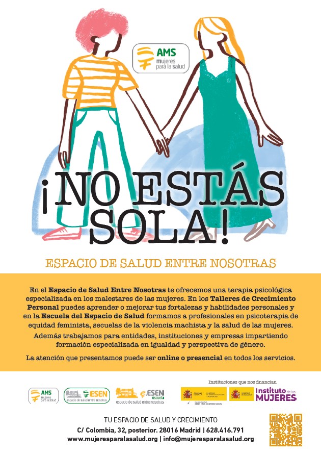 ¡No estás sola! Espacio de salud entre nosotras