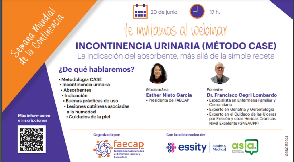 Las enfermeras de Atención Primaria, pieza clave en la detección de la incontinencia urinaria