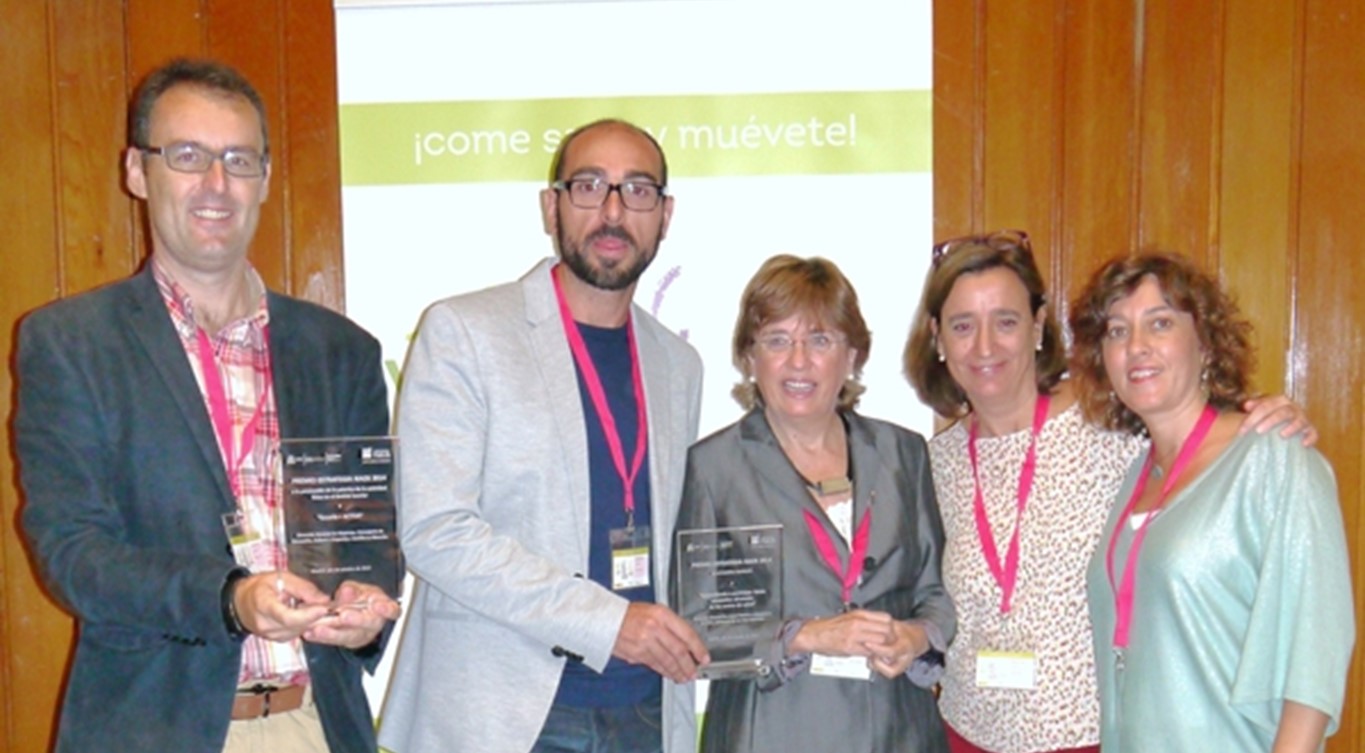 Enfermería Familiar y Comunitaria premiada en los premios de la Estrategia NAOS