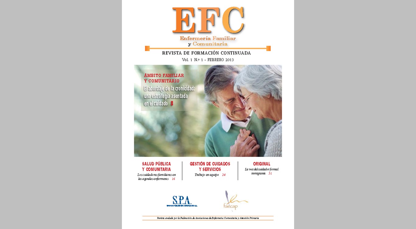 Disponible el diploma con 1,6 créditos de formación continuada,  correspondiente al primer número de EFC